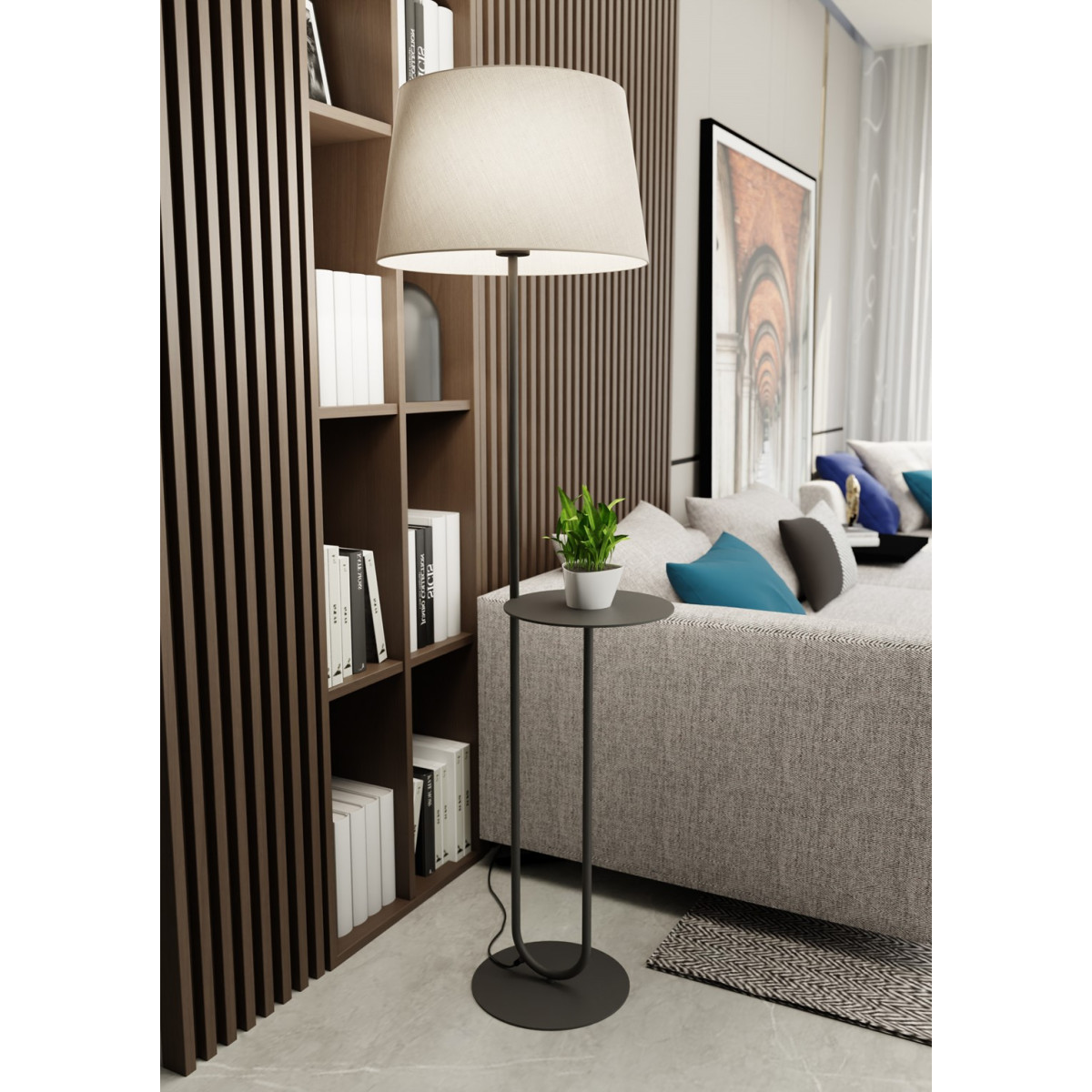 Торшер HOTEL LP BEIGE 1421/LP1 Emibig