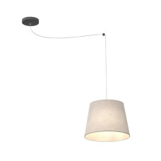 Люстра підвісна ASCOT 1 BEIGE 1423/1 Emibig чорний