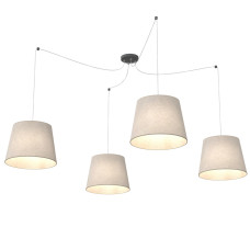 Люстра підвісна ASCOT 4 BEIGE 1423/4 Emibig чорний