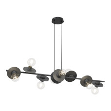 Люстра підвісна KARLI 4 BL PREMIUM MARBEL BLACK EMIBIG 1056/4PREM Emibig чорний
