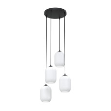Люстра підвісна BENTE 6 BL WHITE EMIBIG 1059/6 Emibig чорний