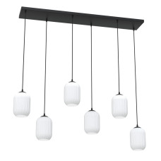 Люстра підвісна BENTE 3 BL PREMIUM WHITE EMIBIG 1059/3PREM Emibig чорний