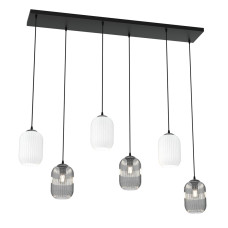 Люстра підвісна BENTE 4 BL GRAY EMIBIG 1060/4 Emibig чорний