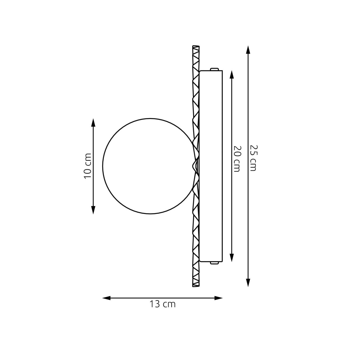Бра UMBRA K1 1728/K1M EMIBIG бежевий 1728/K1M EMIBIG