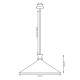 Люстра OLIVO 1L 1751/1L EMIBIG бургунді 1751/1L EMIBIG