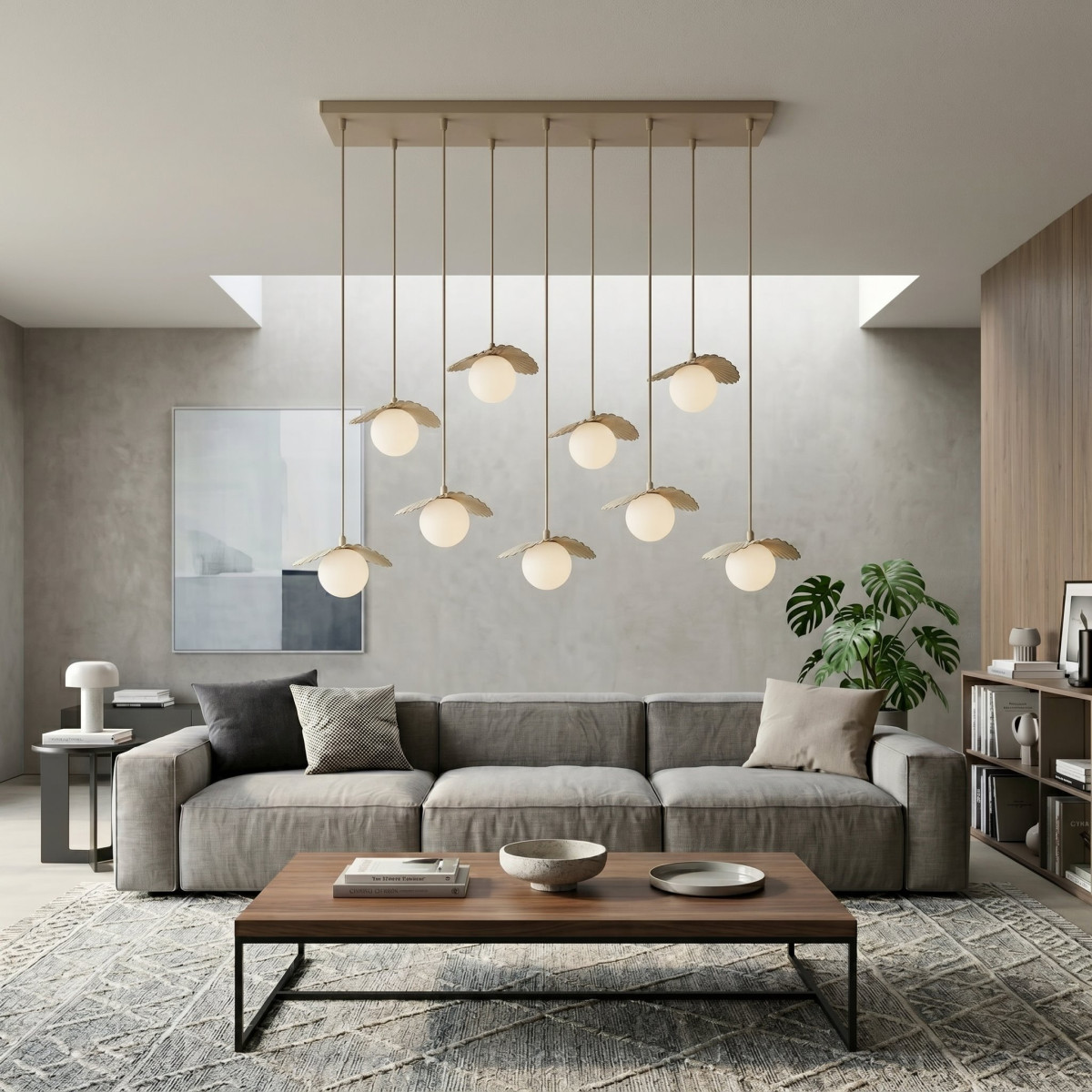 Люстра FLORA 9 1760/9 EMIBIG бежевий 1760/9 EMIBIG