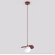 Люстра FLORA 1 1761/1 EMIBIG бургунді 1761/1 EMIBIG
