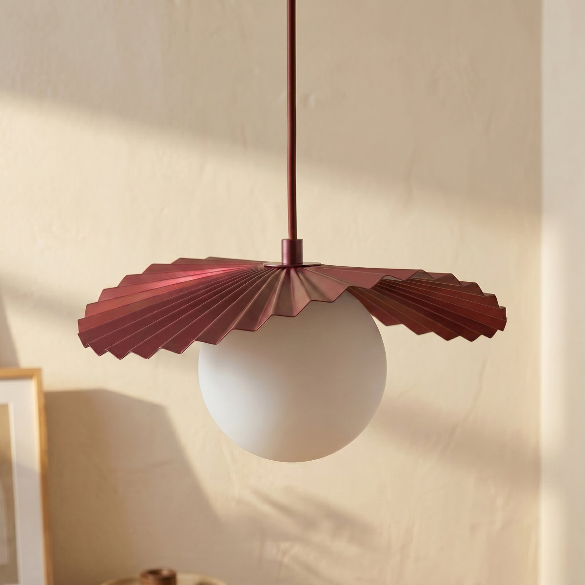 Люстра FLORA 3 1761/3 EMIBIG бургунді 1761/3 EMIBIG