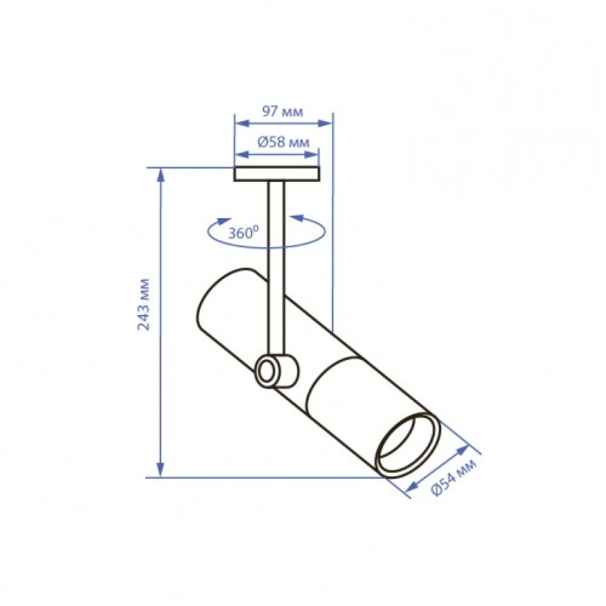 Спот AL522-1 40126 Feron