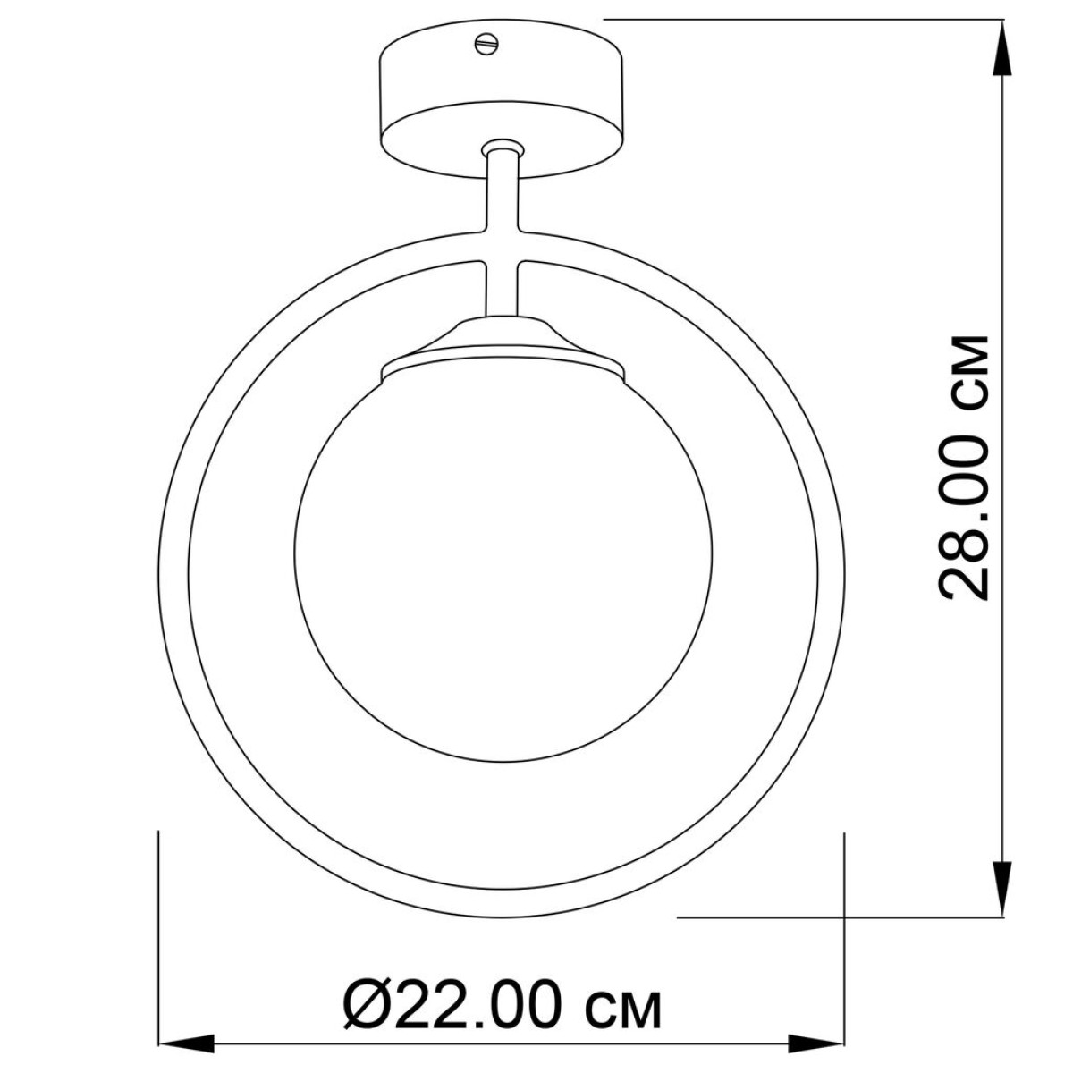 Світильник стельовий Ellada 354122-49-01 ImperiumLight
