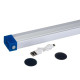 Світлодіодна лед LED акумуляторна лампа на магнітах з USB та гачком 52см T550 Inshi