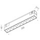 Магнітний трековий світильник LTX 06.2055.10.940.DALI.BK In_Line Wall Washer 205 DALI, 10 Вт, 1025 лм, 4000К ltx-06-2055-10-940-dali-bk LTX