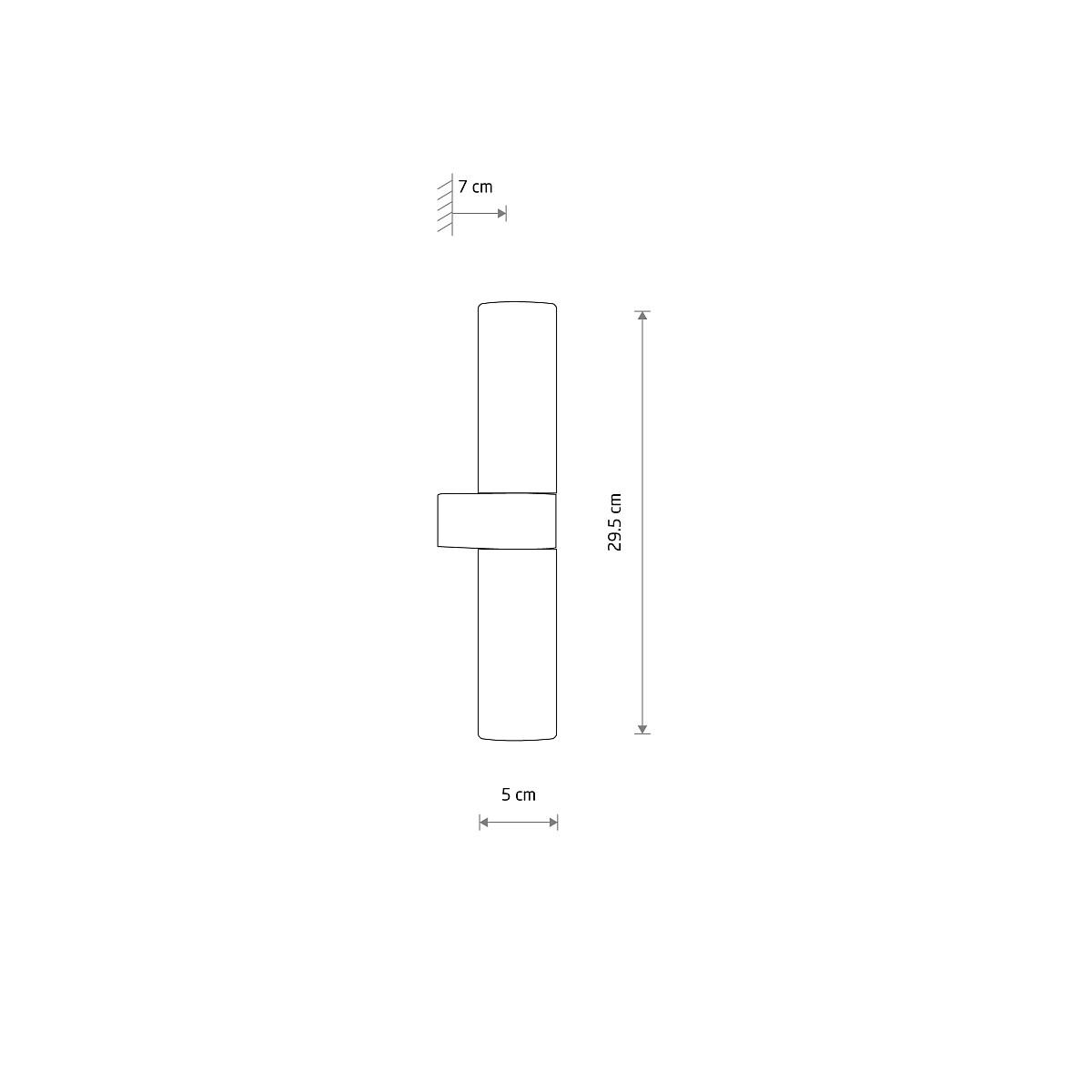 Бра для ванної NATALIE 10728 чорний 10728 модерн