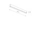 Вуличний світильник OUTLINE 11361 чорний 11361 модерн