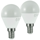 LED лампа G45 E14 WW 3.2W 250lm 302793 Polux