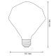 Декоративна лампочка Vintage LED Filament Amber DIAMOND-A Z110 4W E27 308863 Polux