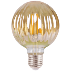 Декоративна лампочка Vintage LED Filament Amber DYNIA-A G100 4W E27 308887 Polux