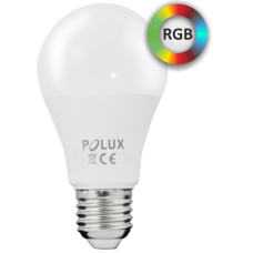 SMART LED лампочка A60 E27 WW+RGB 6W 470lm - працює з пультом 311382 Polux