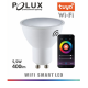 SMART wifi Tuya LED лампа GU10 E27 400lm 5.5W 2700~6500K~RGB 313805 Polux