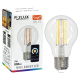 SMART wifi Tuya LED лампа A60 E27 806lm 7W Filament Clear 2700~6500K 313836 Polux