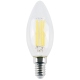 Філаментна LED лампа C37 E14 4.5W 4000K 550lm CLEAR 316509 Polux