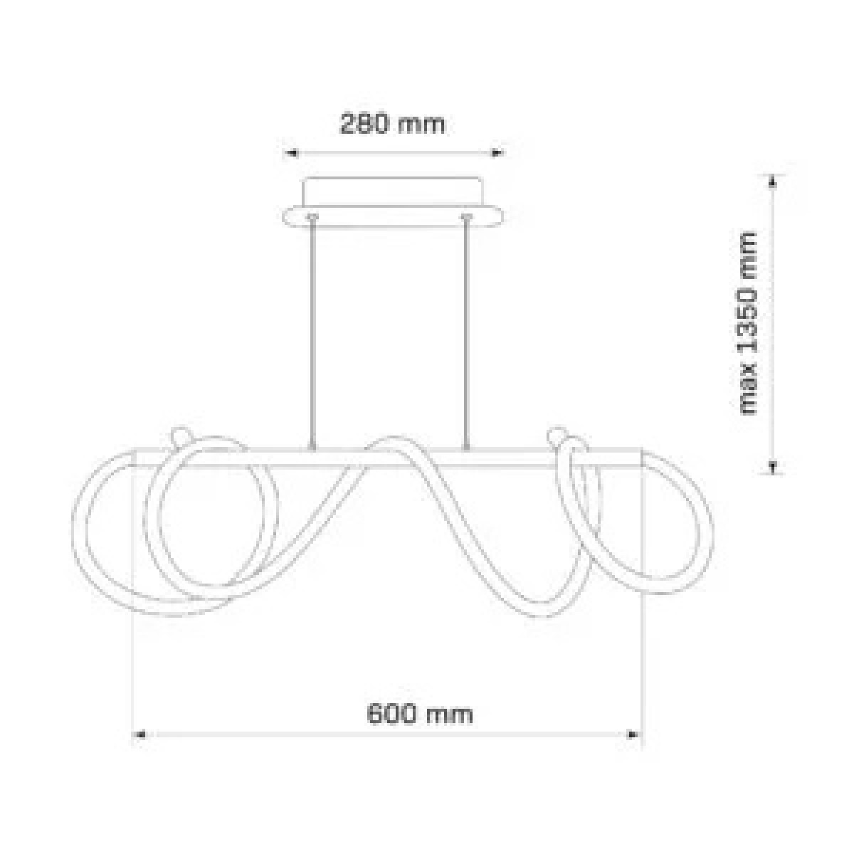 Люстра підвісна  327987 Polux золотий 327987 