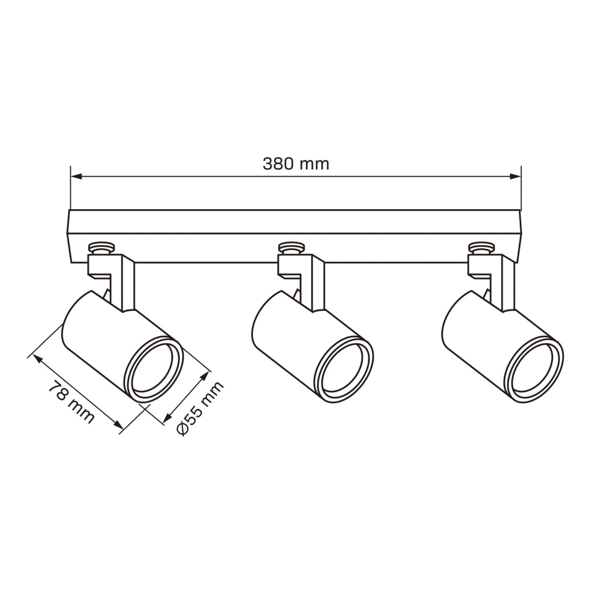 Спот 328748 Polux білий 328748