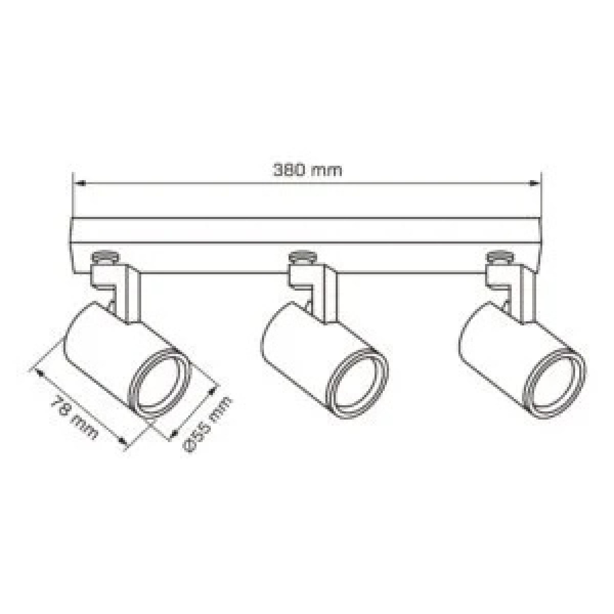 Спот 328748 Polux білий 328748