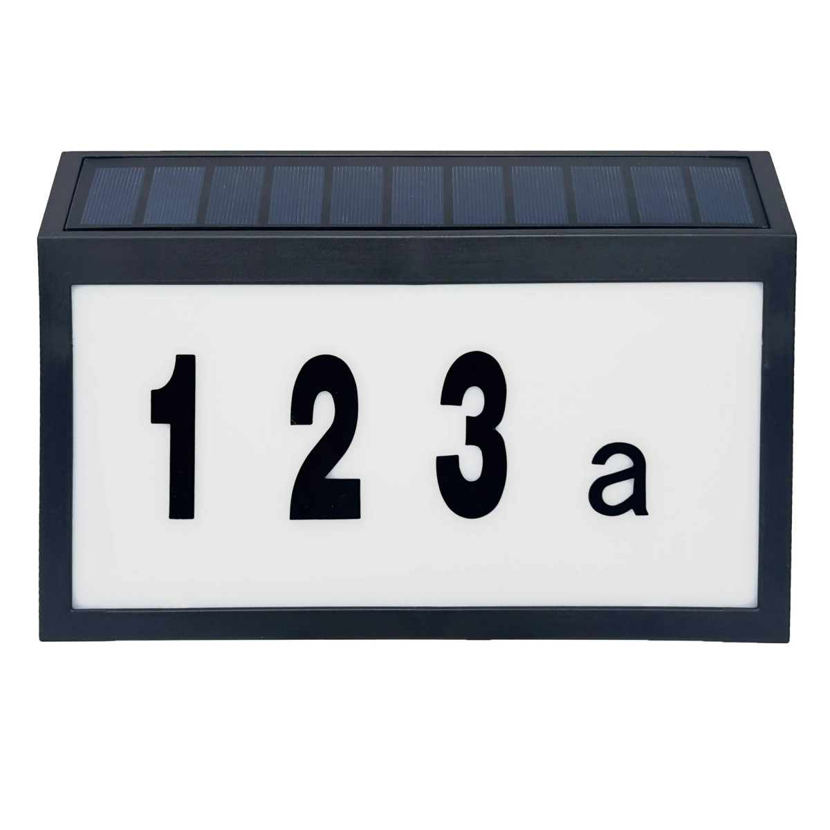 Світильник адресна табличка 329493 Polux чорний 329493