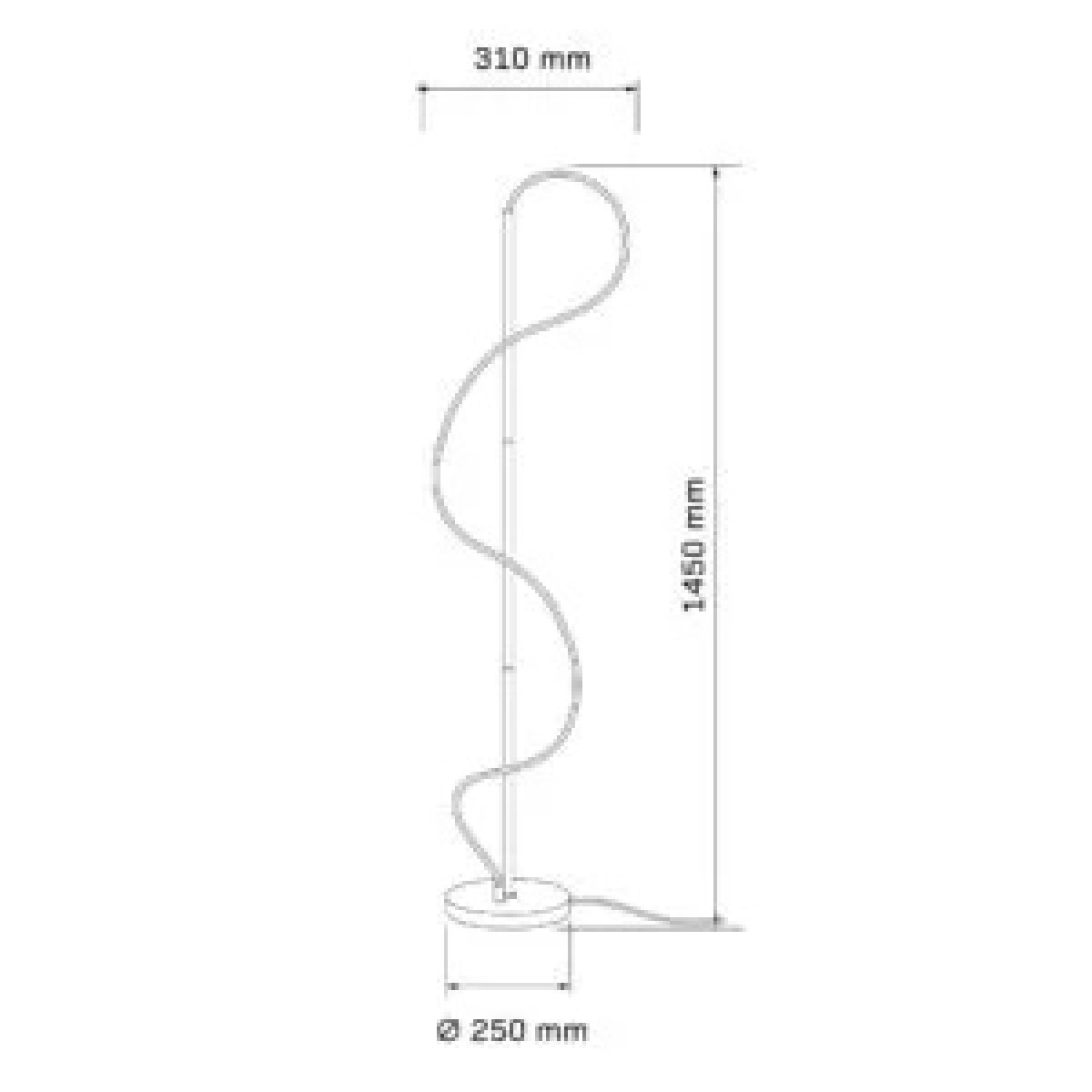 Торшер 330192 Polux золотий 330192 