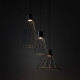 Люстра MODESTO BLACK LAMPA  3 KOŁO 10187 TK-Lighting