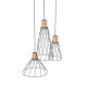 Люстра MODESTO WOOD SOSNA LAMPA  3 KOŁO 10188 TK-Lighting