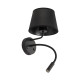 Бра MAJA BLACK   + USB 10203 TK-Lighting