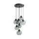 Підвісна люстра CUBUS GRAPHITE LAMPA  7 KOŁO 10207 TK-Lighting