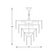 Люстра AMEDEO 17106-6+3+1-GD+CL Zuma Line