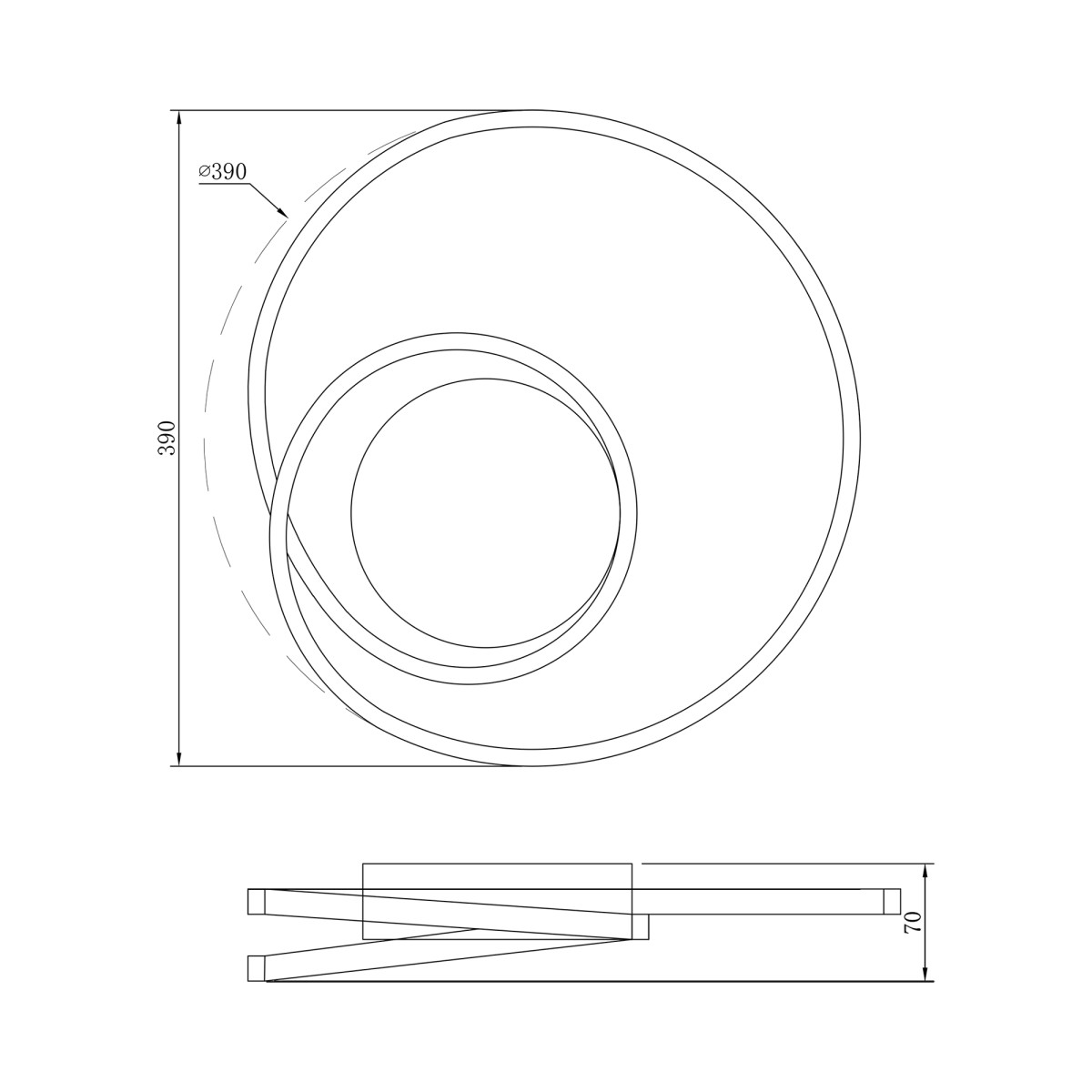 Світильник стельовий LED WILLIS 4103-1WH Zuma Line білий