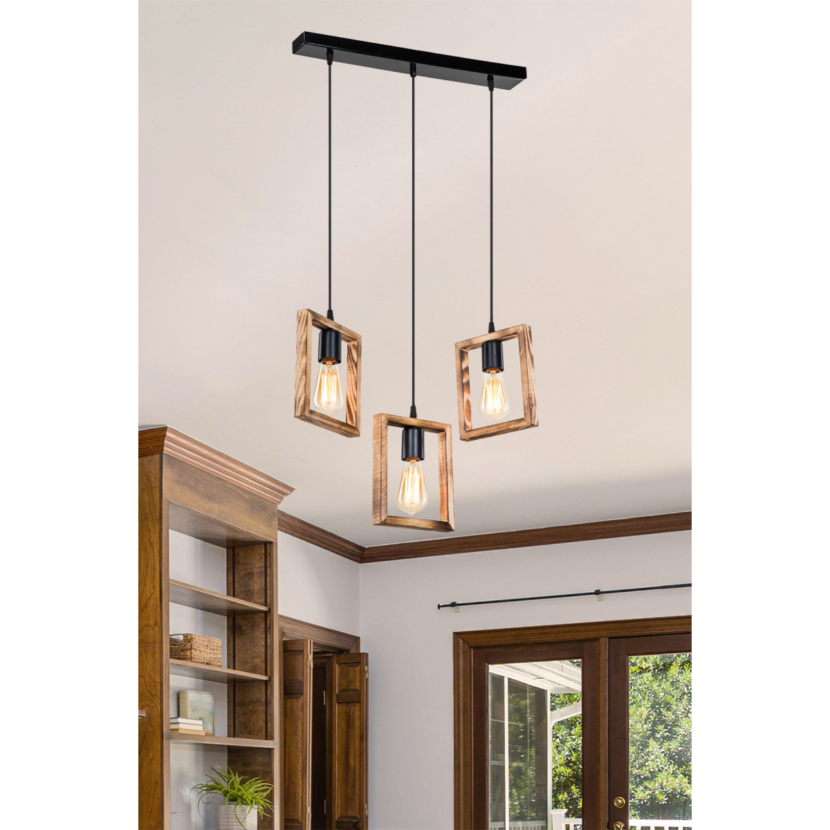 Підвісний світильник ATRIA коричневий ASZ.1679 Zuma Line