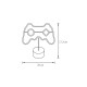 Декоративний LED-світильник NEON GAMEPAD LED FM-NB09 Zuma Line