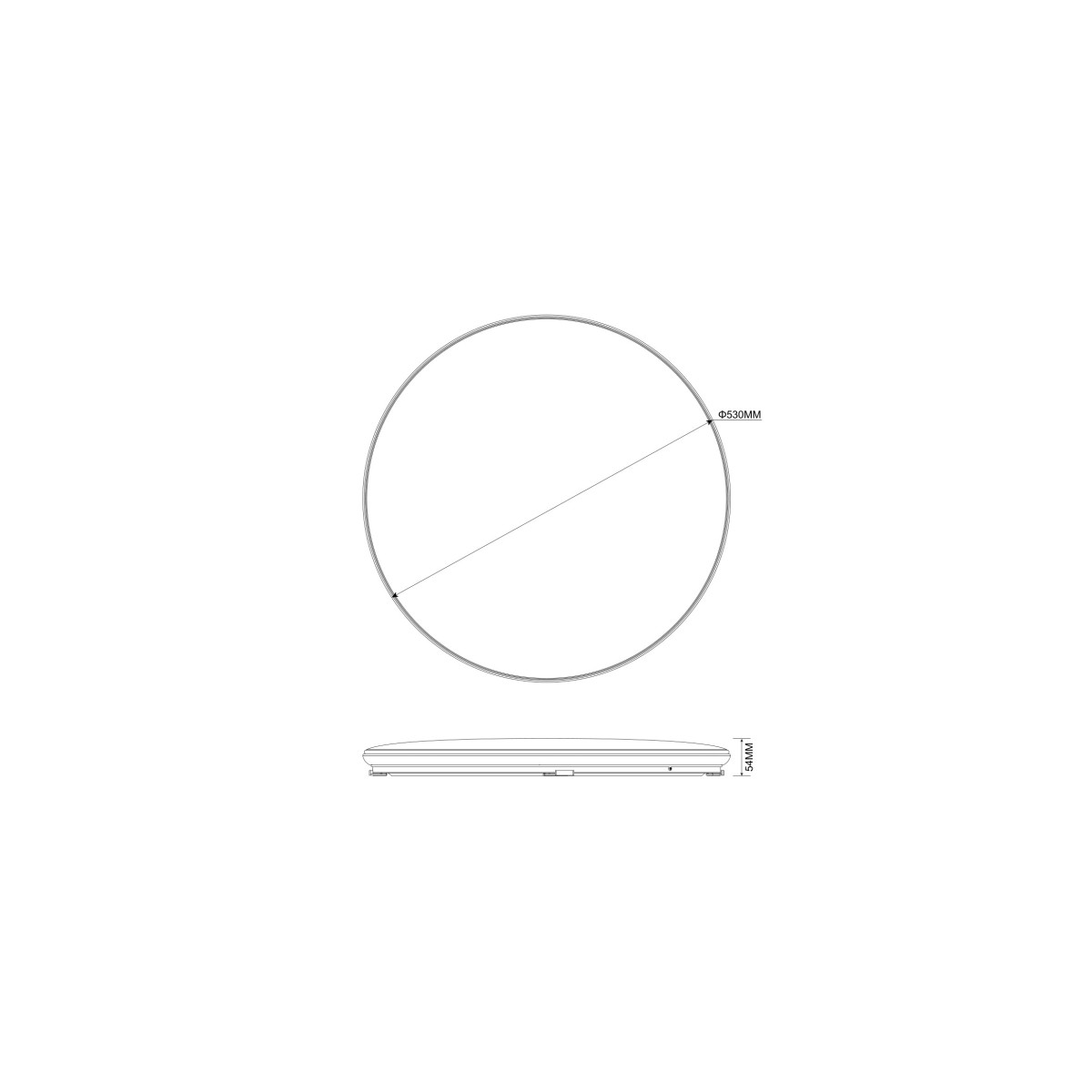 Світильник стельовий LED OMAR хром JE-DHR-0530-CH Zuma Line