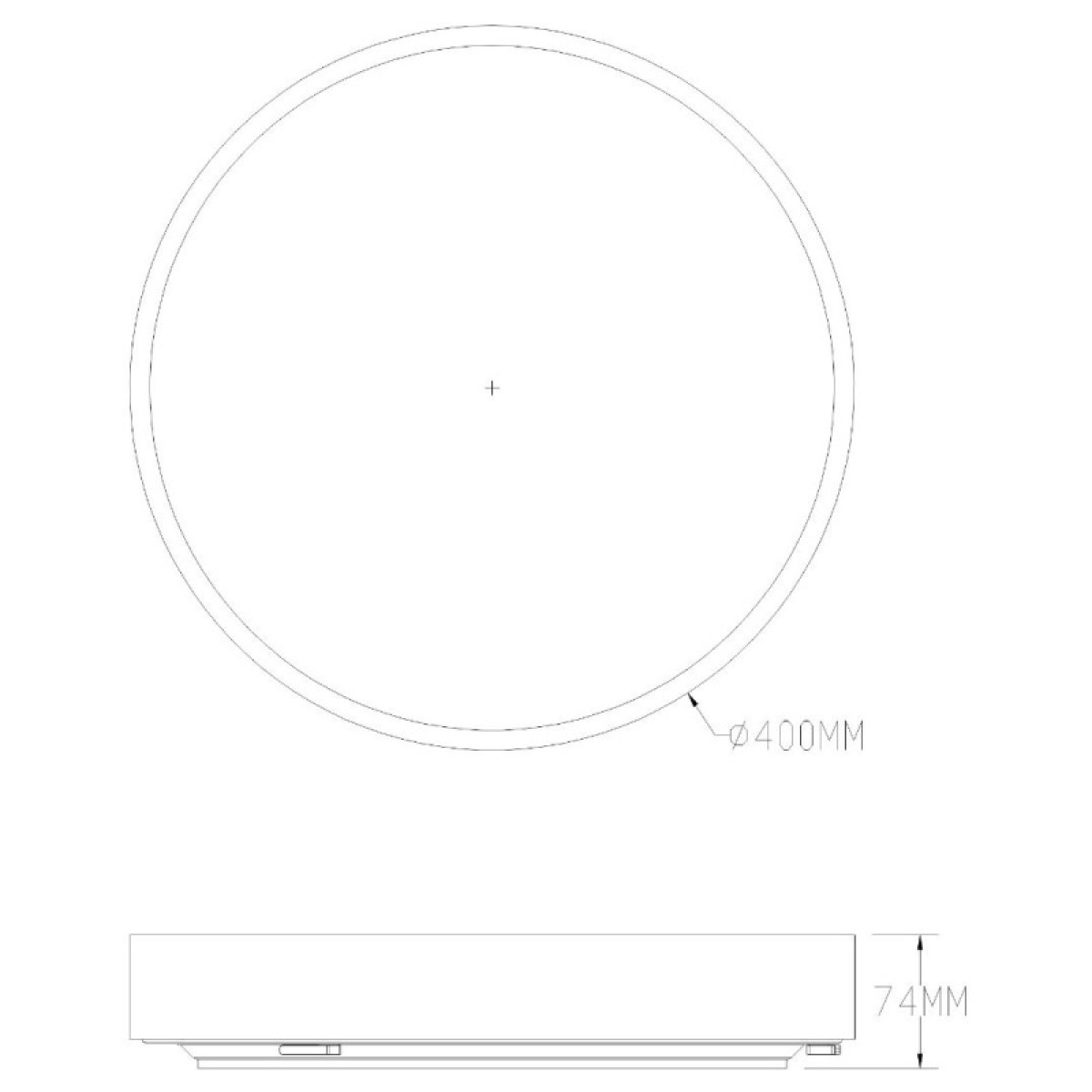 Стельовий світильник NADI MS724-R400-AB Zuma Line золотий MS724-R400-AB 