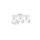Спот FORI OB-2204BD-3-BK Zuma Line