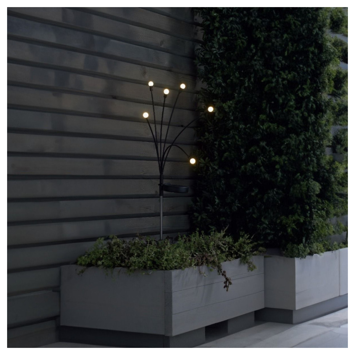 Грунтовий світильник SOLARNA VK018G-1 Zuma Line чорний