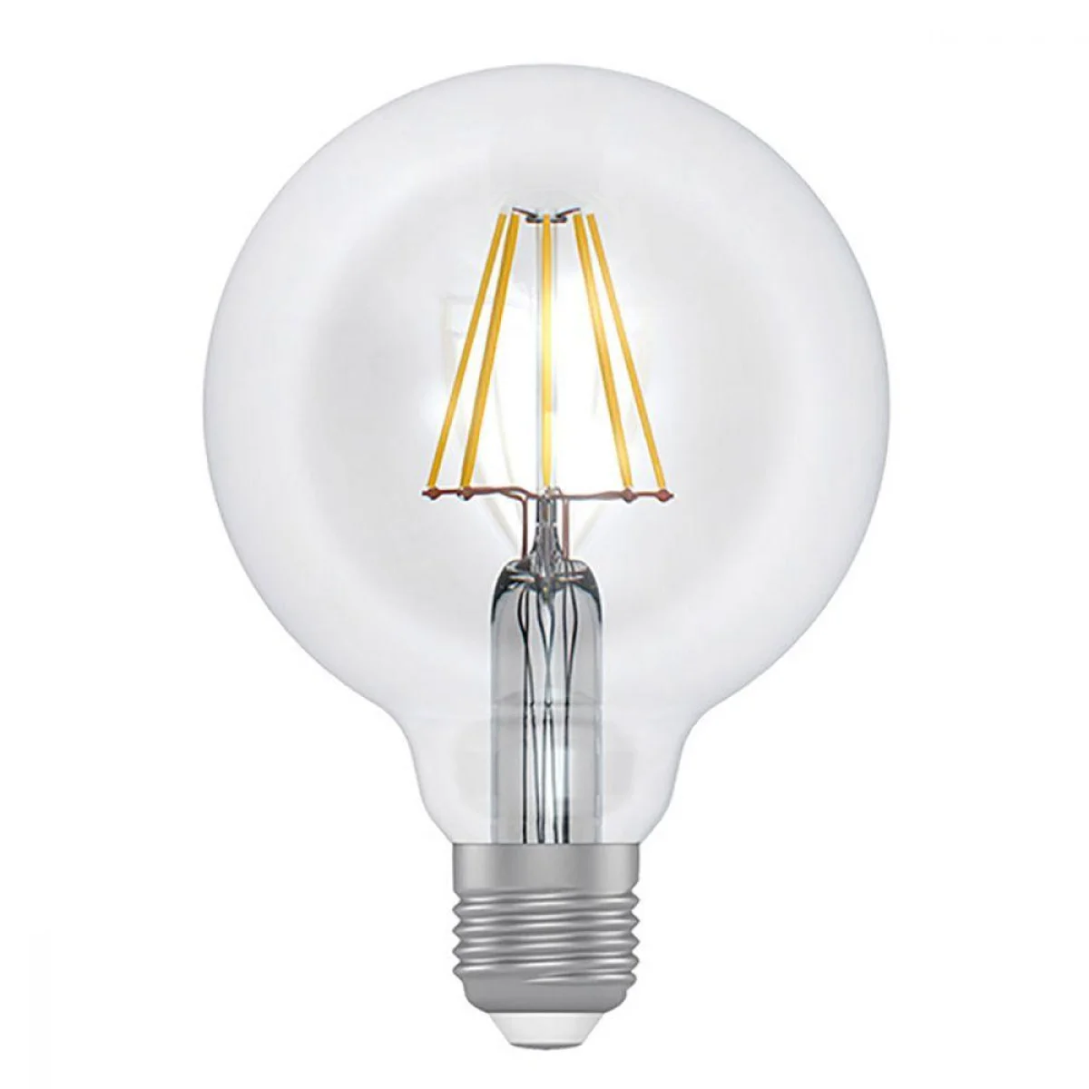 Лампочка EL св/дiод. сфер. D95 8 W GL LG-6F E27 4000 Rf A-LG-1426 Electrum