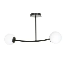 Люстра стельова HALLDOR 2 BLACK EMIBIG 1024/2 Emibig чорний