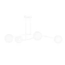 Люстра стельова HALLDOR 4 WHITE EMIBIG 1025/4 Emibig білий
