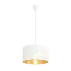 Люстра підвісна ASTON 1 WHITE/GOLD EMIBIG 1147/1 Emibig чорний