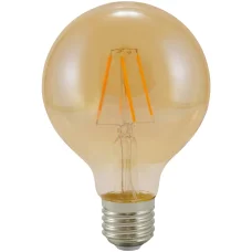 Декоративна лампа Vintage LED Filament Amber G80 E27 WW 2000K 320lm 304520 Polux