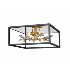 Світильник стельовий SPRING C0578-04A-B5TF Zuma Line чорний, золотий