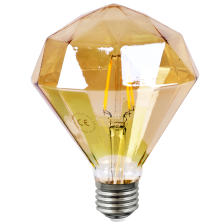 Декоративна лампочка Vintage LED Filament Amber DIAMOND-A Z110 4W E27 308863 Polux