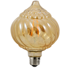 Декоративна лампочка Vintage LED Filament Amber BALLOON-C BC125 4W E27 308986 Polux